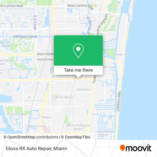 Gloss RX Auto Repair map