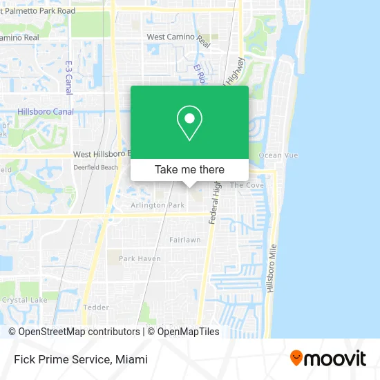 Fick Prime Service map