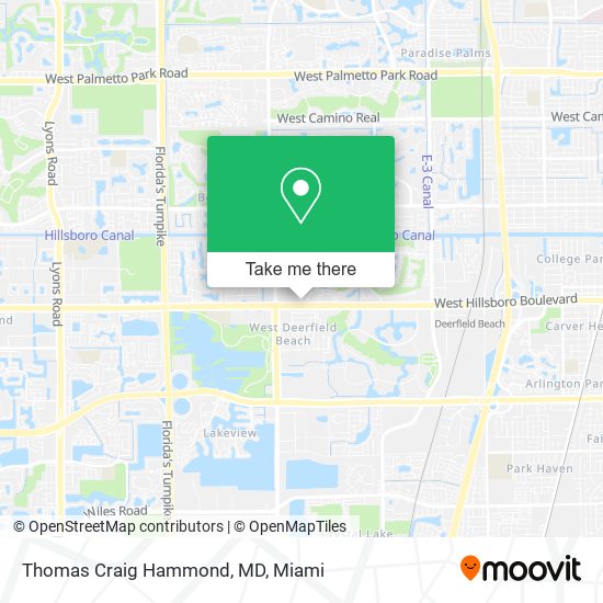Mapa de Thomas Craig Hammond, MD