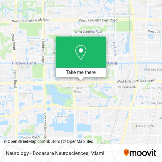 Neurology - Bocacare Neurosciences map