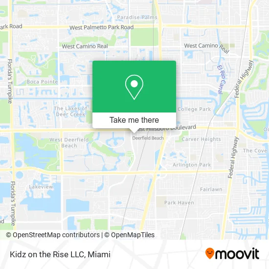 Kidz on the Rise LLC map