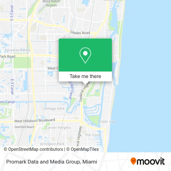 Promark Data and Media Group map