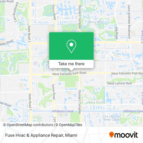 Mapa de Fuse Hvac & Appliance Repair