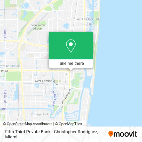 Fifth Third Private Bank - Christopher Rodriguez map