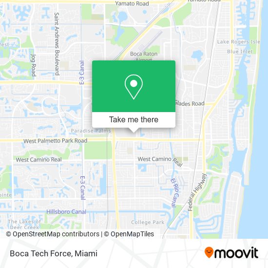 Boca Tech Force map