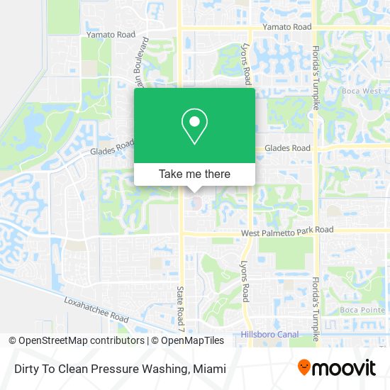 Dirty To Clean Pressure Washing map