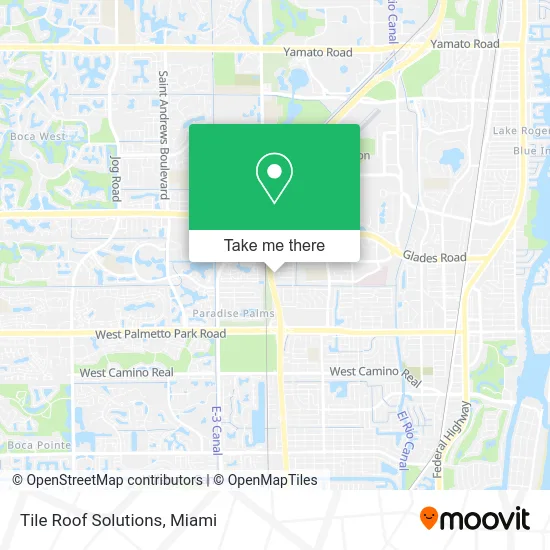 Tile Roof Solutions map