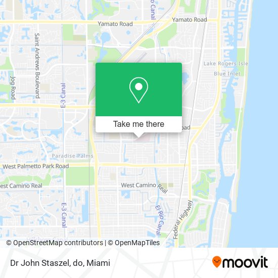 Dr John Staszel, do map