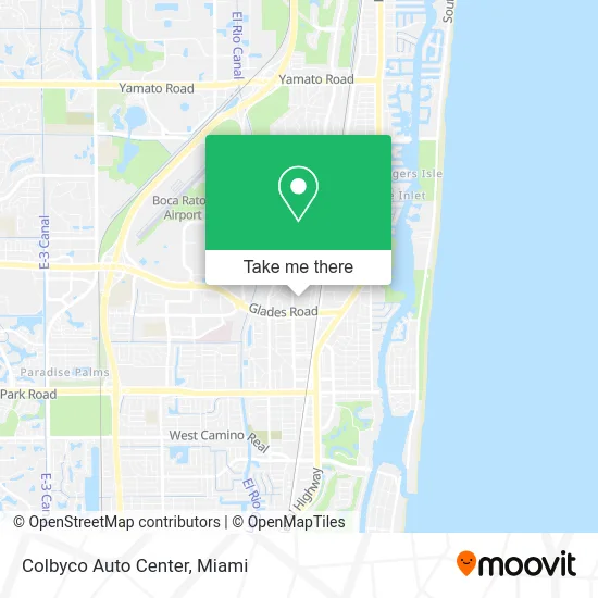 Colbyco Auto Center map