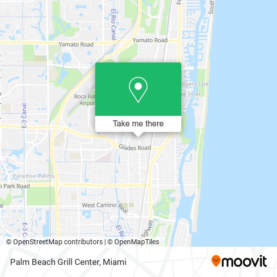 Mapa de Palm Beach Grill Center