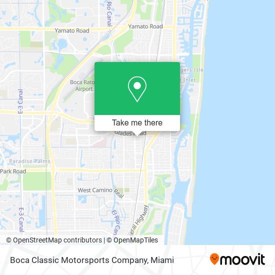 Boca Classic Motorsports Company map