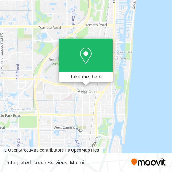 Integrated Green Services map