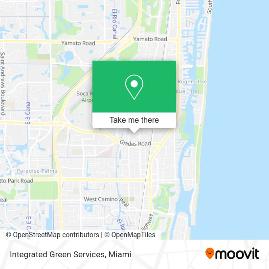 Integrated Green Services map