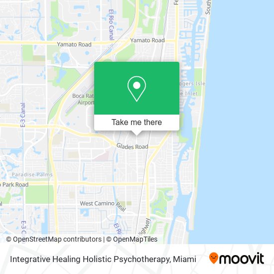 Integrative Healing Holistic Psychotherapy map