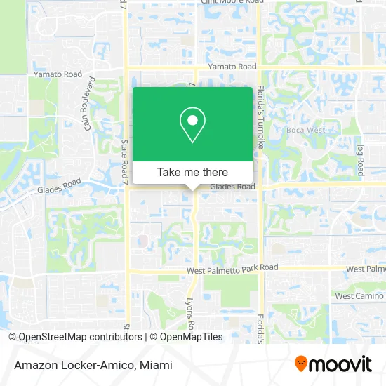 Amazon Locker-Amico map