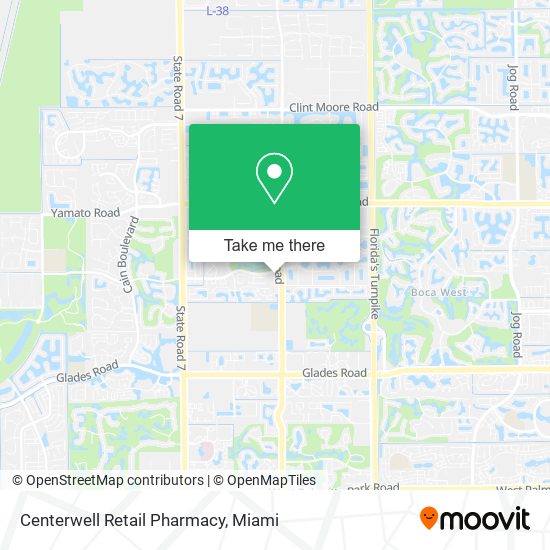 Mapa de Centerwell Retail Pharmacy