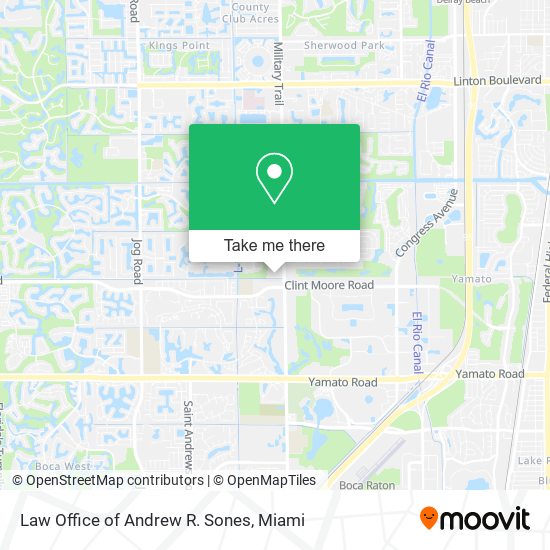 Law Office of Andrew R. Sones map