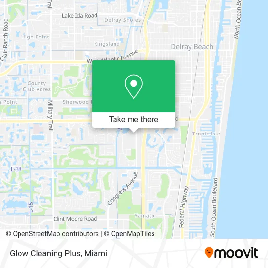 Glow Cleaning Plus map