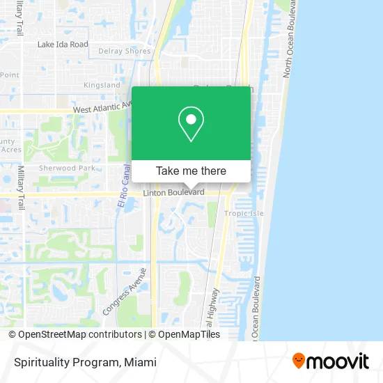 Spirituality Program map