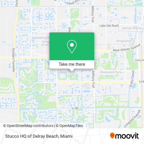 Stucco HQ of Delray Beach map