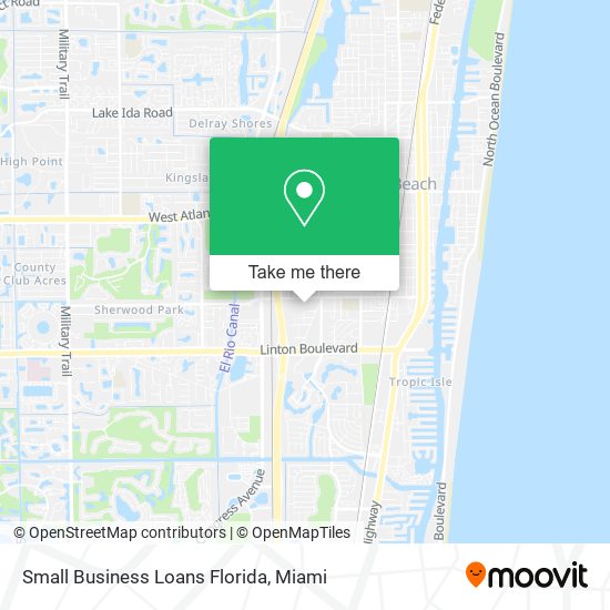 Small Business Loans Florida map