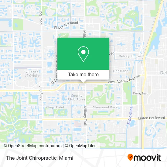 The Joint Chiropractic map