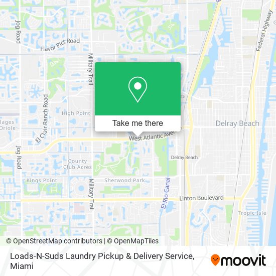 Loads-N-Suds Laundry Pickup & Delivery Service map