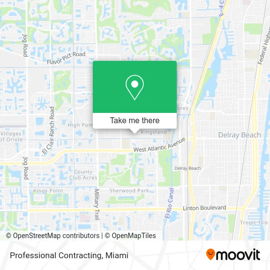 Professional Contracting map