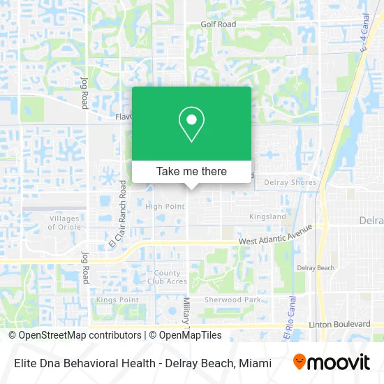 Elite Dna Behavioral Health - Delray Beach map
