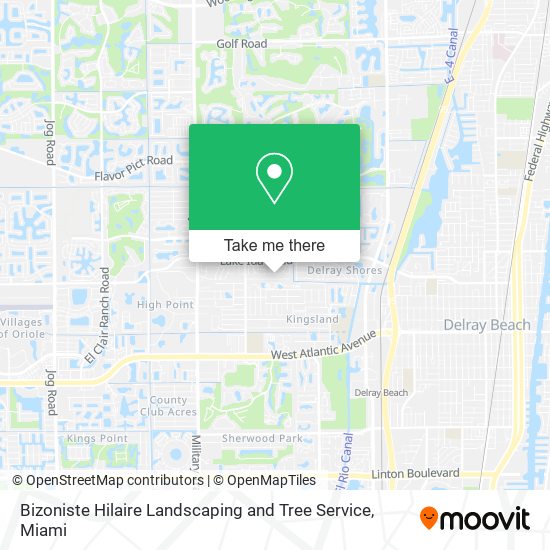 Mapa de Bizoniste Hilaire Landscaping and Tree Service