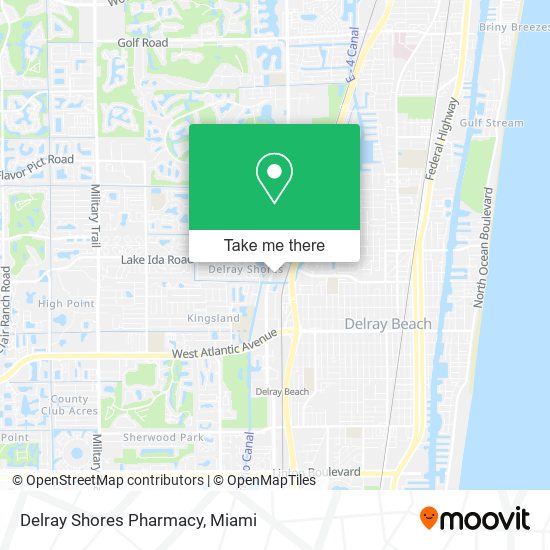 Delray Shores Pharmacy map