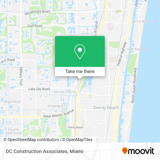 DC Construction Associates map