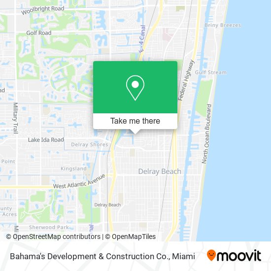 Mapa de Bahama's Development & Construction Co.