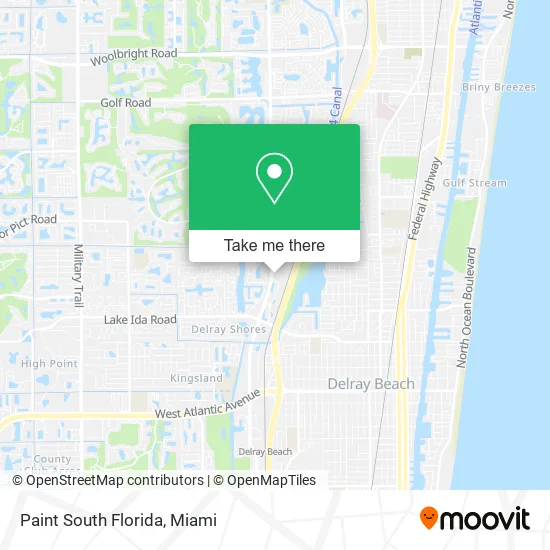 Mapa de Paint South Florida