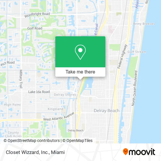 Closet Wizzard, Inc. map