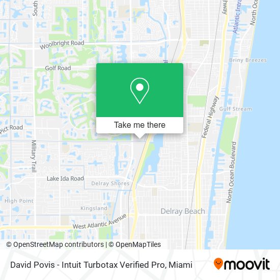 David Povis - Intuit Turbotax Verified Pro map