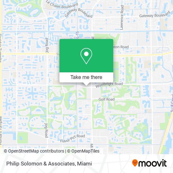Philip Solomon & Associates map