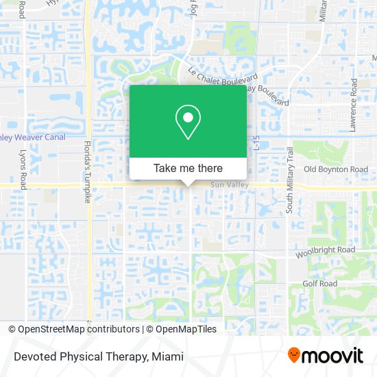 Devoted Physical Therapy map