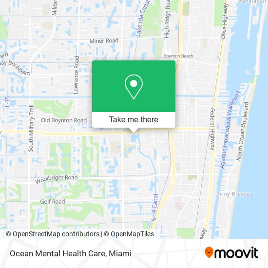 Ocean Mental Health Care map