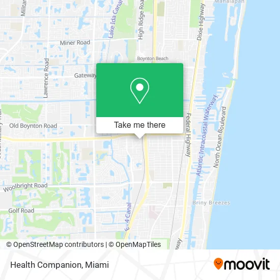 Health Companion map