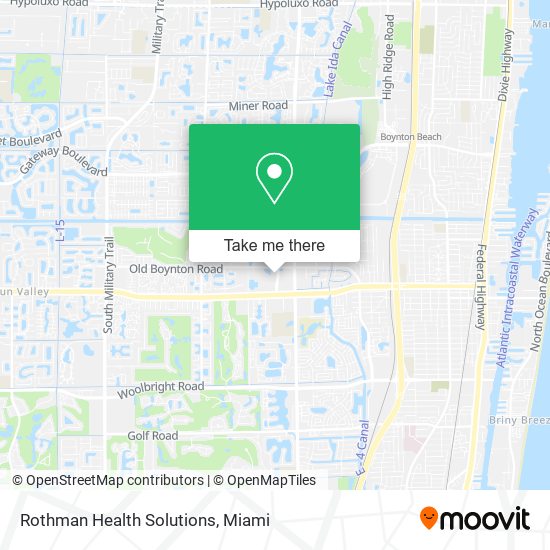 Mapa de Rothman Health Solutions