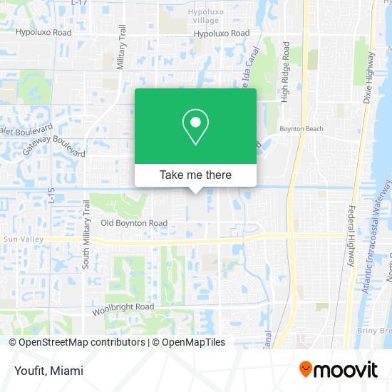 Youfit map