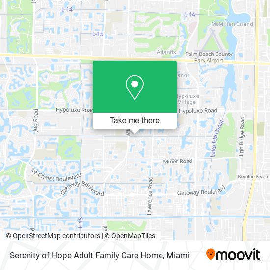 Mapa de Serenity of Hope Adult Family Care Home