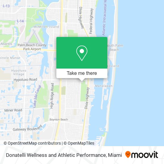 Mapa de Donatelli Wellness and Athletic Performance