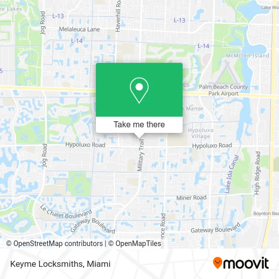 Keyme Locksmiths map