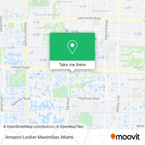 Mapa de Amazon Locker-Maximilian