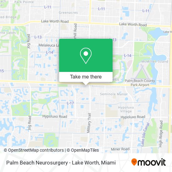 Mapa de Palm Beach Neurosurgery - Lake Worth