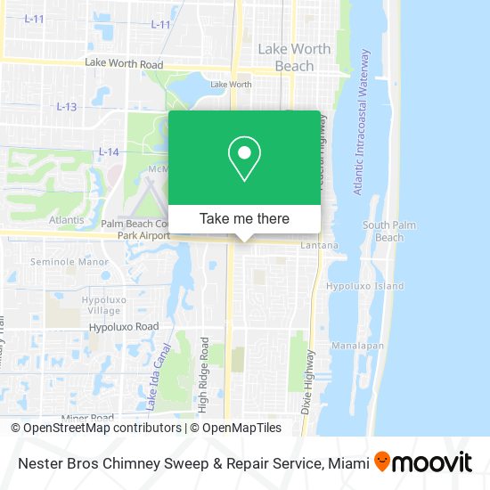 Mapa de Nester Bros Chimney Sweep & Repair Service