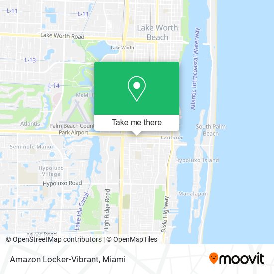 Amazon Locker-Vibrant map