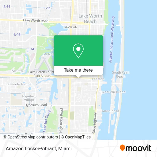 Amazon Locker-Vibrant map